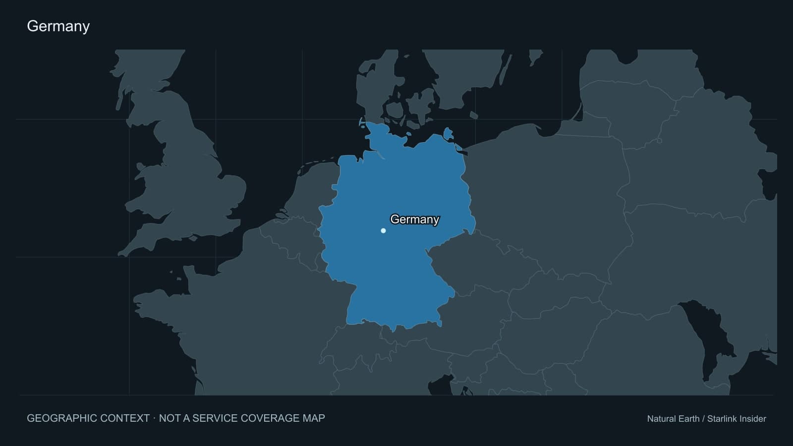 Original geographic context map of Germany