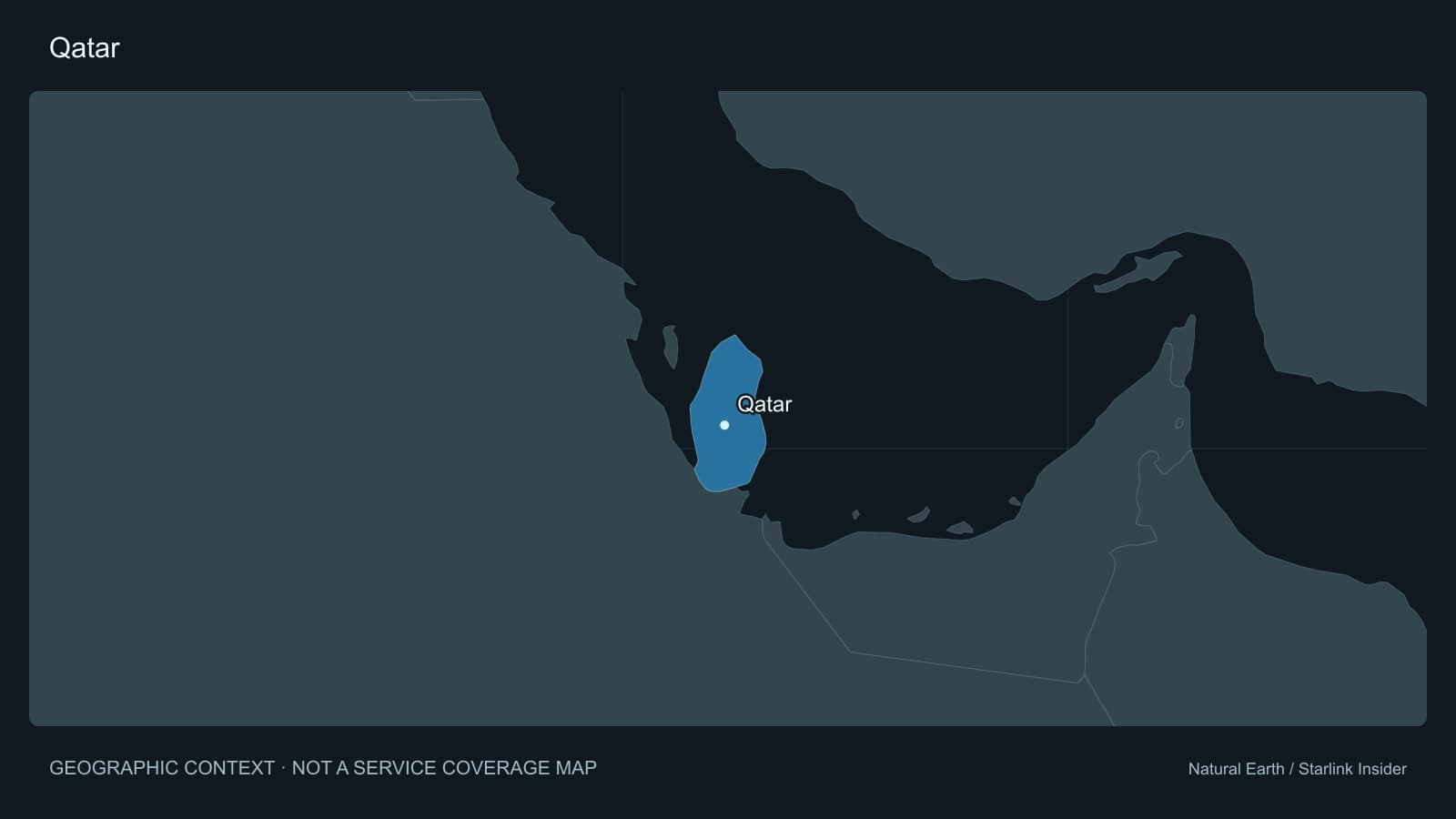 Original geographic context map of Qatar