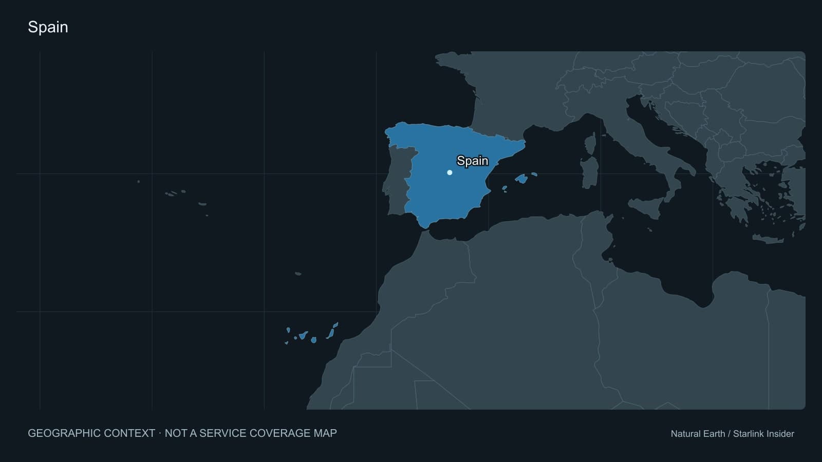 Original geographic context map of Spain