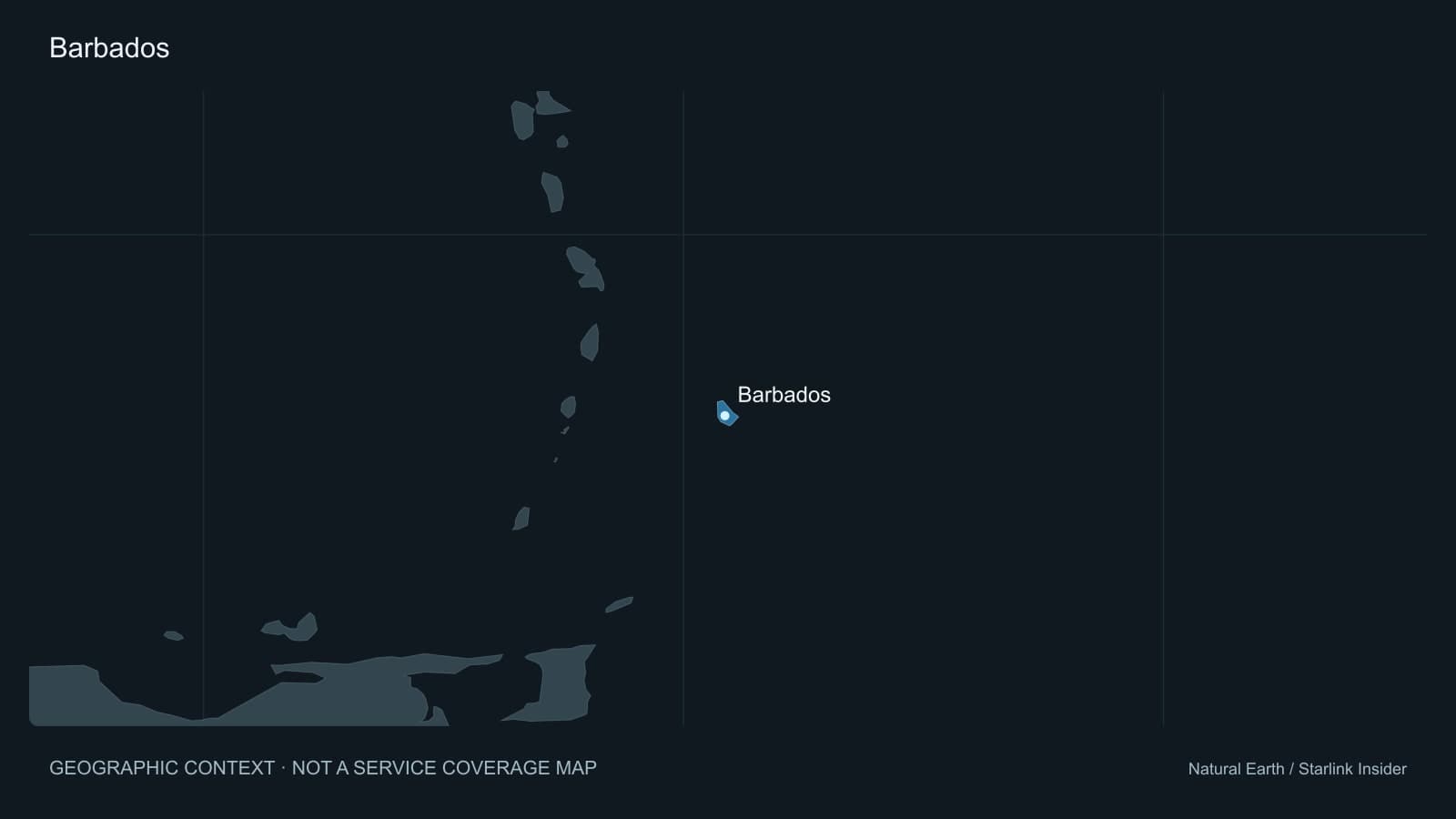 Original geographic context map of Barbados